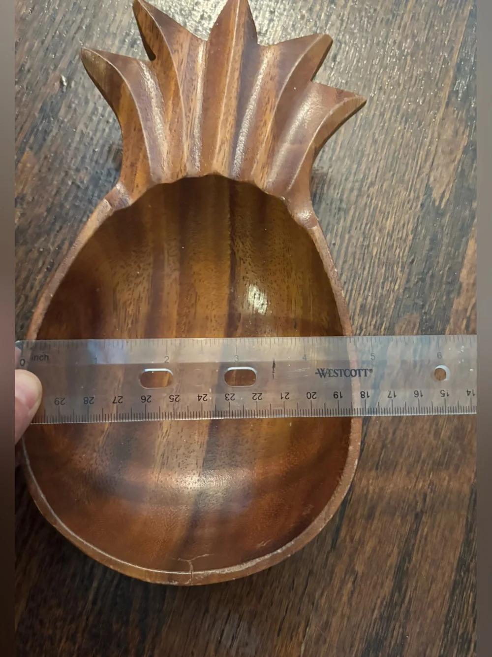 Vintage carved pineapple